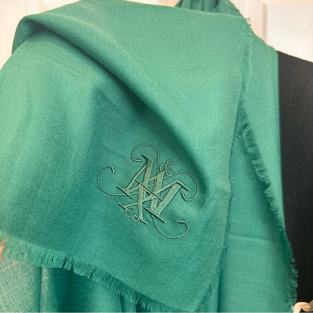 SOLD! Max&Co by Max Mara Label-cut 100% Wool Logo Scarf 🧣 Size: OS Fall/Winte - Picture 7 of 11